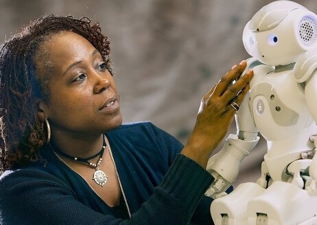 Photo of Ayanna Howard, roboticist, professor, director of the HumAnS Lab, and chair of the School of Interactive Computing at Georgia Tech